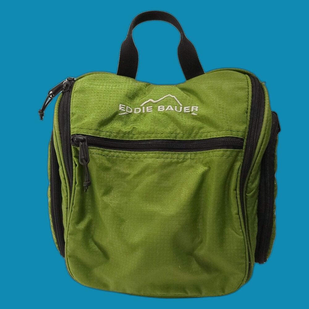 Eddie Bauer Travel Toiletry Bag, Camping Gear, Backpacking Dob Kit, Lime Green